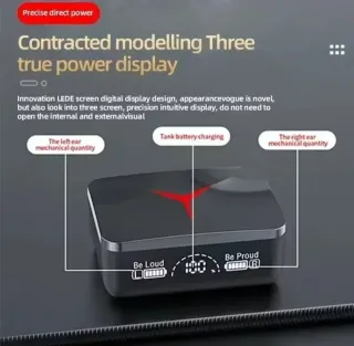 Auriculares Bluetooth TWS Gaming 5.3