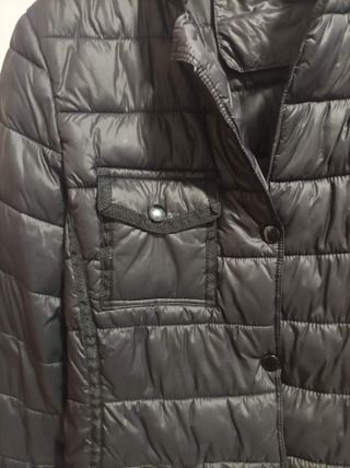 Giubbotto nero sfiancato donna