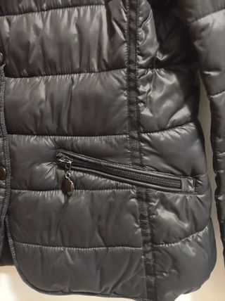 Giubbotto nero sfiancato donna