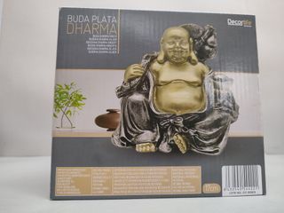 Buda Dharma Plata Resina 17 CM Alto