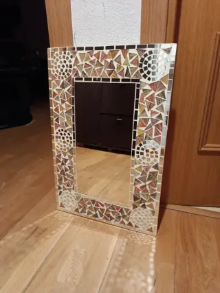 Espejo Decorativo Artesanal Mediano