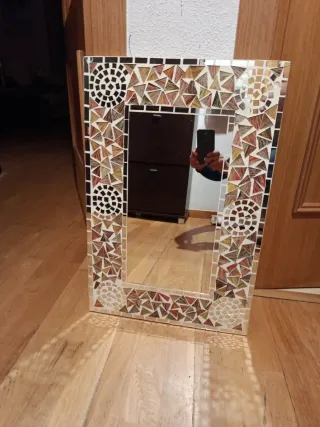 Espejo Decorativo Artesanal Mediano