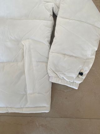 Cazadora beige y crema talla s