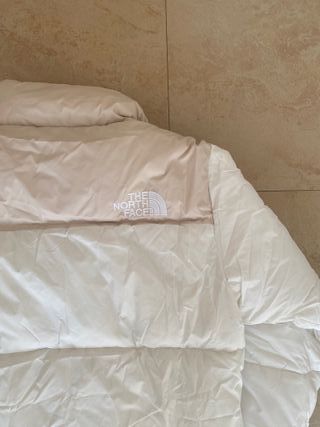 Cazadora beige y crema talla s