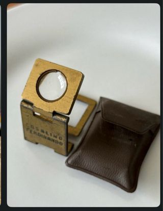 Lupa cuenta hilos antigua Casalino