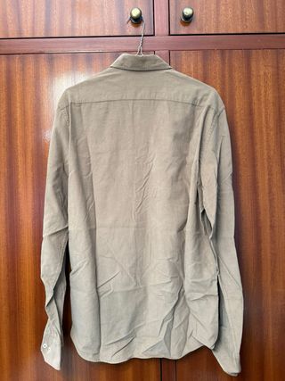 Camisa Purificación García Homem M Bege