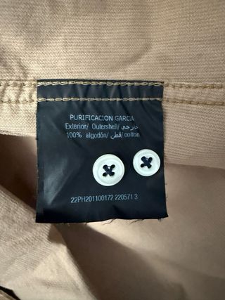 Camisa Purificación García Homem M Bege