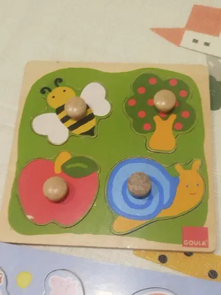 5 Puzzles Infantiles de Madera
