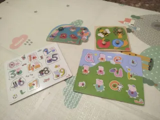 5 Puzzles Infantiles de Madera