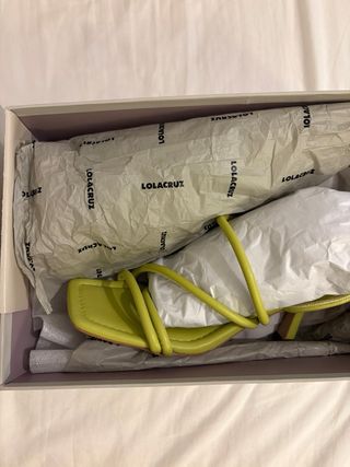 Sandalias Lola Cruz Verdes Talla 37