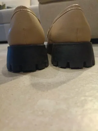 Zapatos Mujer Beige Talla 40