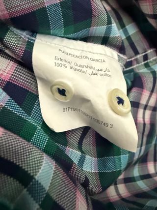 Camisa Purificación García M Xadrez