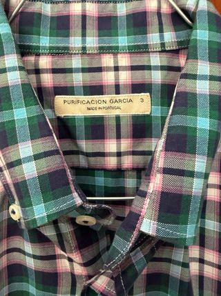 Camisa Purificación García M Xadrez