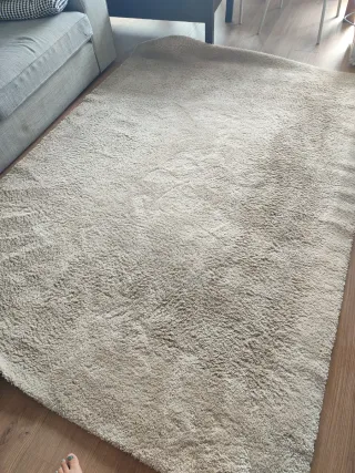 Alfombra STOENSE pelo corto hueso 200x300