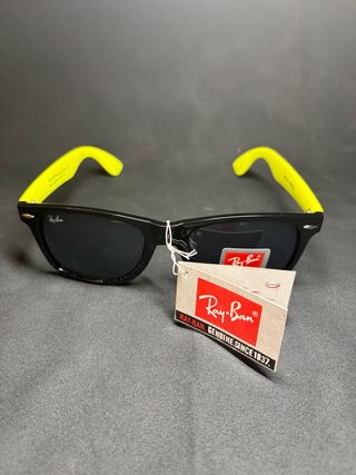 Gafas de Sol Ray-Ban Wayfarer Negras y Amarillas