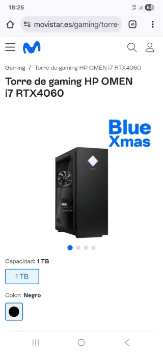 Torre Gaming HP Omen i7 14700f RTX 4060