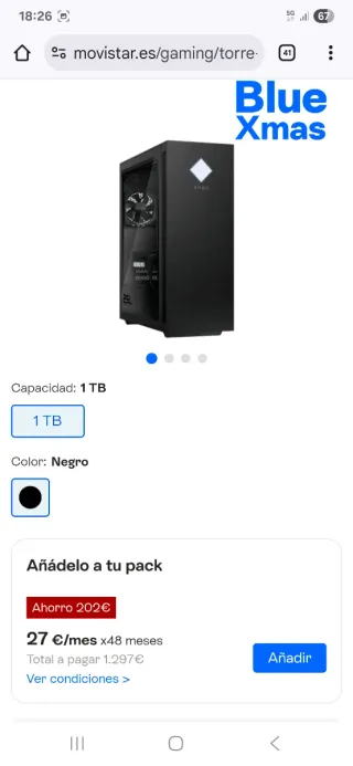 Torre Gaming HP Omen i7 14700f RTX 4060
