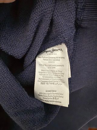 Camisola Pepe Jeans Azul Escura Homem M