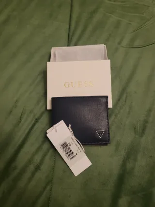 Portafoglio Guess Pelle Blu e Nera