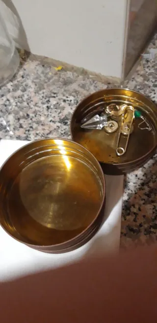 Portagioie vintage in metallo