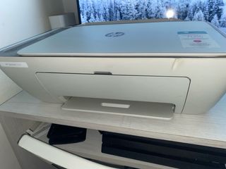 Impresora HP Blanca y Gris