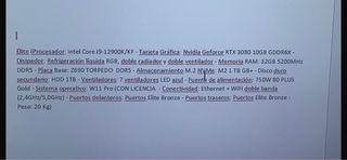 PC Gaming Intel i9 RTX 3080 32GB RAM