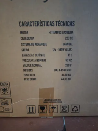 Generador de Gasolina FG4000