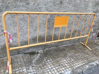 Vallas de obra metálicas