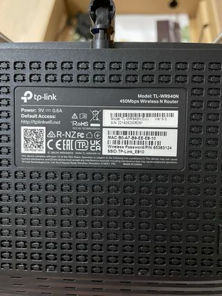 Router TP-Link TL-WR940N Negro