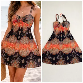 Vestido de estilo boho/étnico, ideal para verano