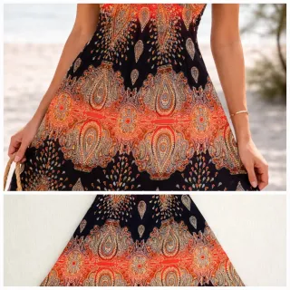 Vestido de estilo boho/étnico, ideal para verano