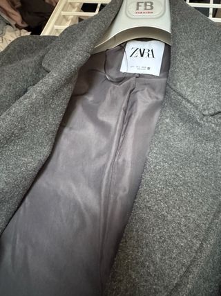 Cappotto Zara donna grigio doppio petto | taglia S