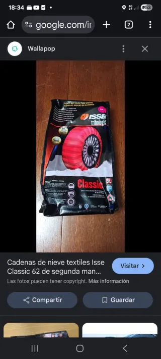 Cadenas Nieve Textiles ISSE Classic T.66