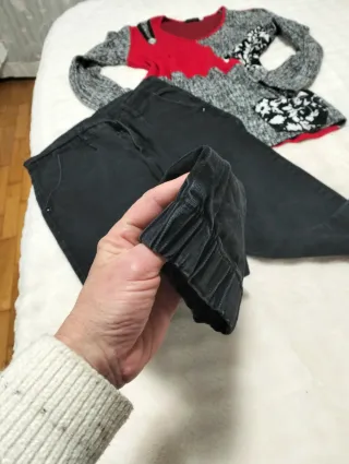 Completo donna nero e rosso