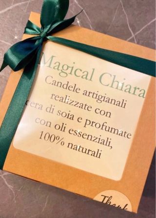 Candela artigianale a forma di gatto