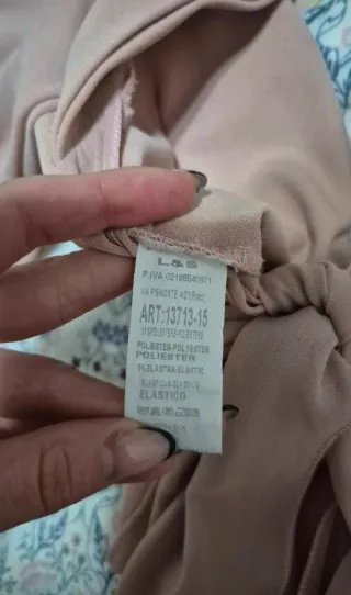 Blusa rosa palo elegante manga larga