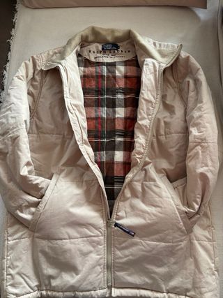 Chaqueton Polo Ralph Lauren Beige Talla XL