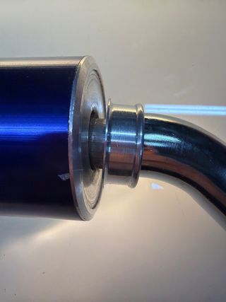 Silencioso YASUNI Velomotor Azul Aluminio Nuevo