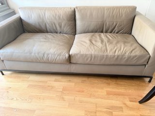 Divano B&B Italia Pelle 2 Posti + Singolo