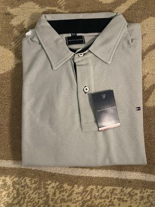 Polo Tommy Hilfiger gris Talla 4XL