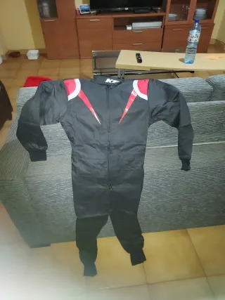 Mono de Karting Infantil Negro Dos unidades