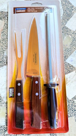 Set 3 Piezas Tramontina Churrasco asado barbacoa