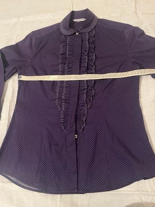 Camicia Guglielminotti pois viola tg 44