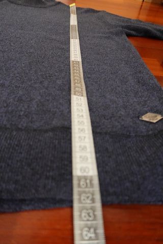 Jersey Lee Cooper cuello alto unisex azul