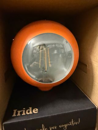 Lampada Iride Magnetico Arancione Trasparente