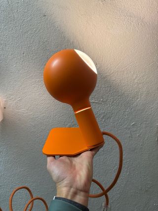 Lampada Iride Magnetico Arancione Trasparente