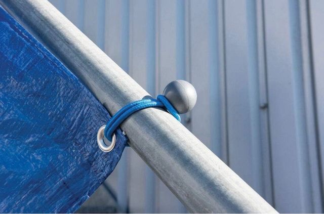 Tela impermeabile blu 3x4m