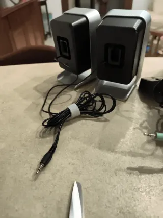 Sistema Audio Logitech Stereo Nero/Argento