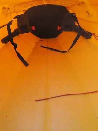 Kayak Prijon de travesía amarillo