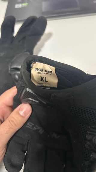 Guantes Moto Verano IRON JIA'S Carbono